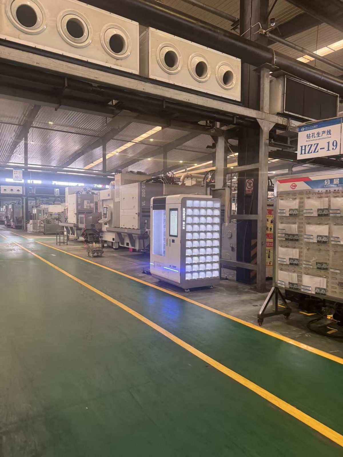 CNC machining line